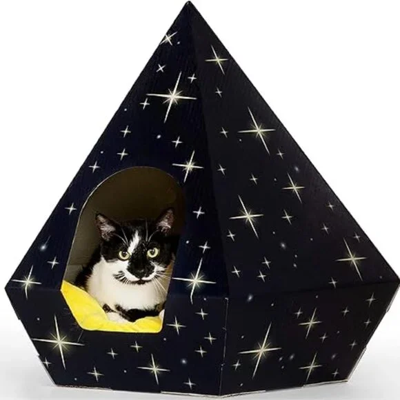 Cat Teepee Bed – Indoor Pet Tent House for Cats, Kittens & Small Dogs 🏕️🐾 - Picture 8 of 12